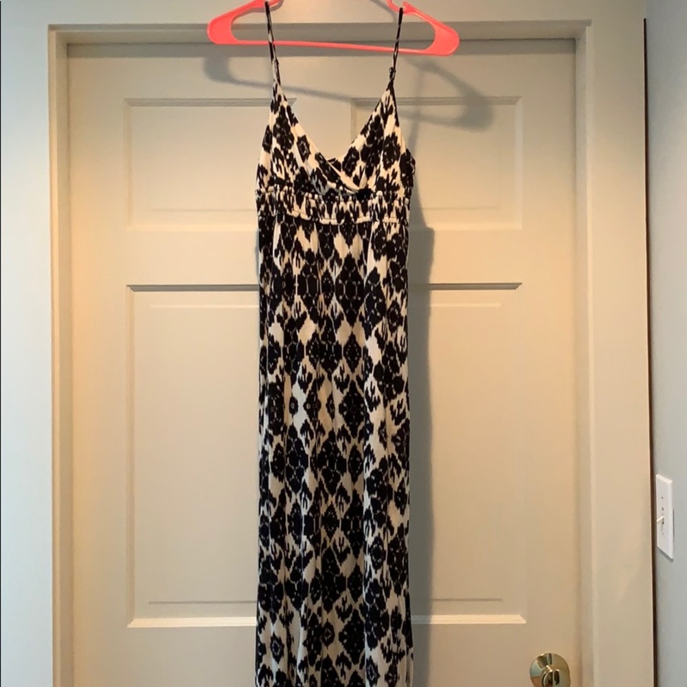 Loft ikat print maxi dress